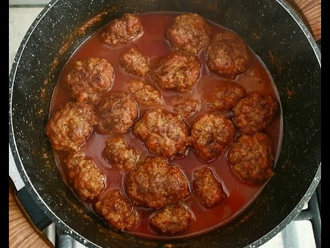קציצות בשר מטוגנות ברוטב עגבניות - לבשל עם רחל