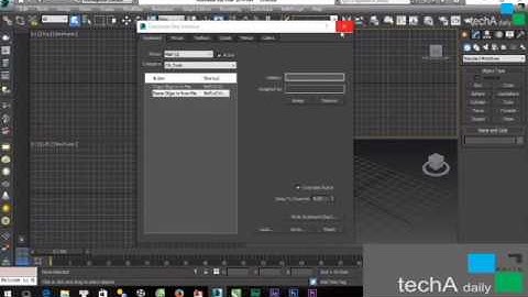 How to copy and paste Objects in 3dsMAX