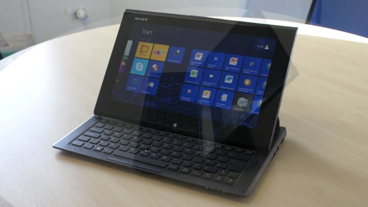 Sony VAIO Duo 11 - hands on video - YouTube