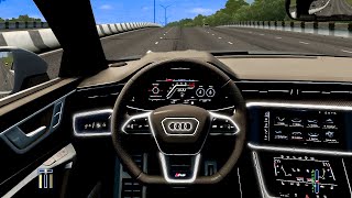 City Car Driving - AUDI RS6 C8 - Fast Driving