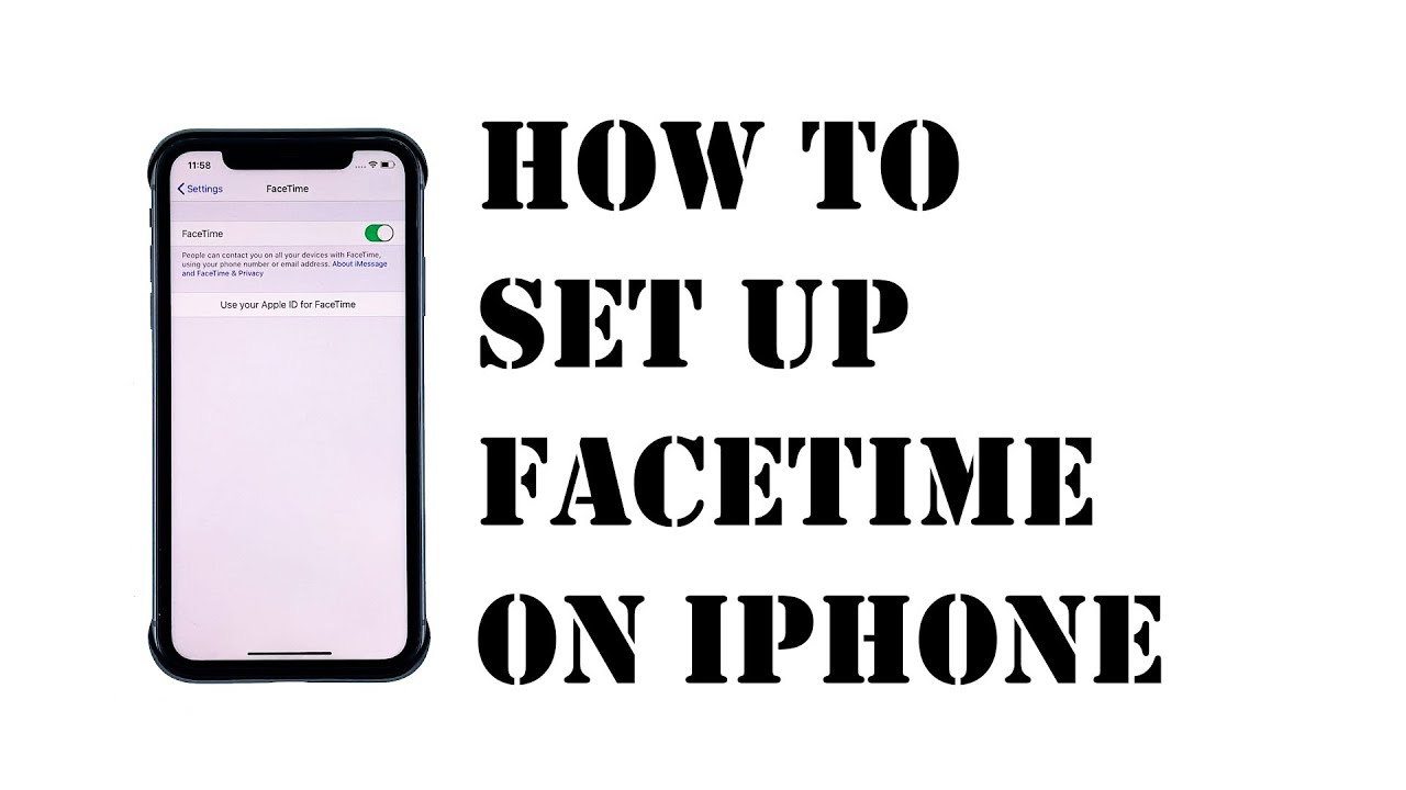 How to Set Up FaceTime on iPhone YouTube