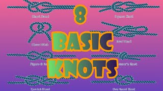 8 BASIC KNOTS in tagalog