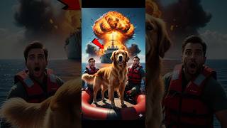 Hero Dog Saves Coast Guard Crew Before Ship Explosion Real Ocean Rescue.