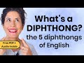 How to Pronounce the 5 Diphthongs of American English [Free PDF + Audio Practice Included]