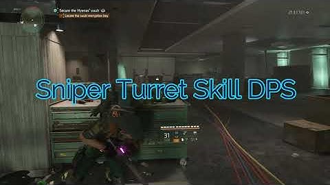 The Division 2 - Sniper Turret Skill Damage Build