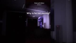 Why is he not moving? #roblox #horror #jumpscare #lagu #move