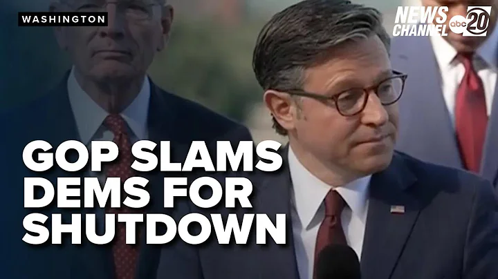 Johnson blames Dems for government shutdown