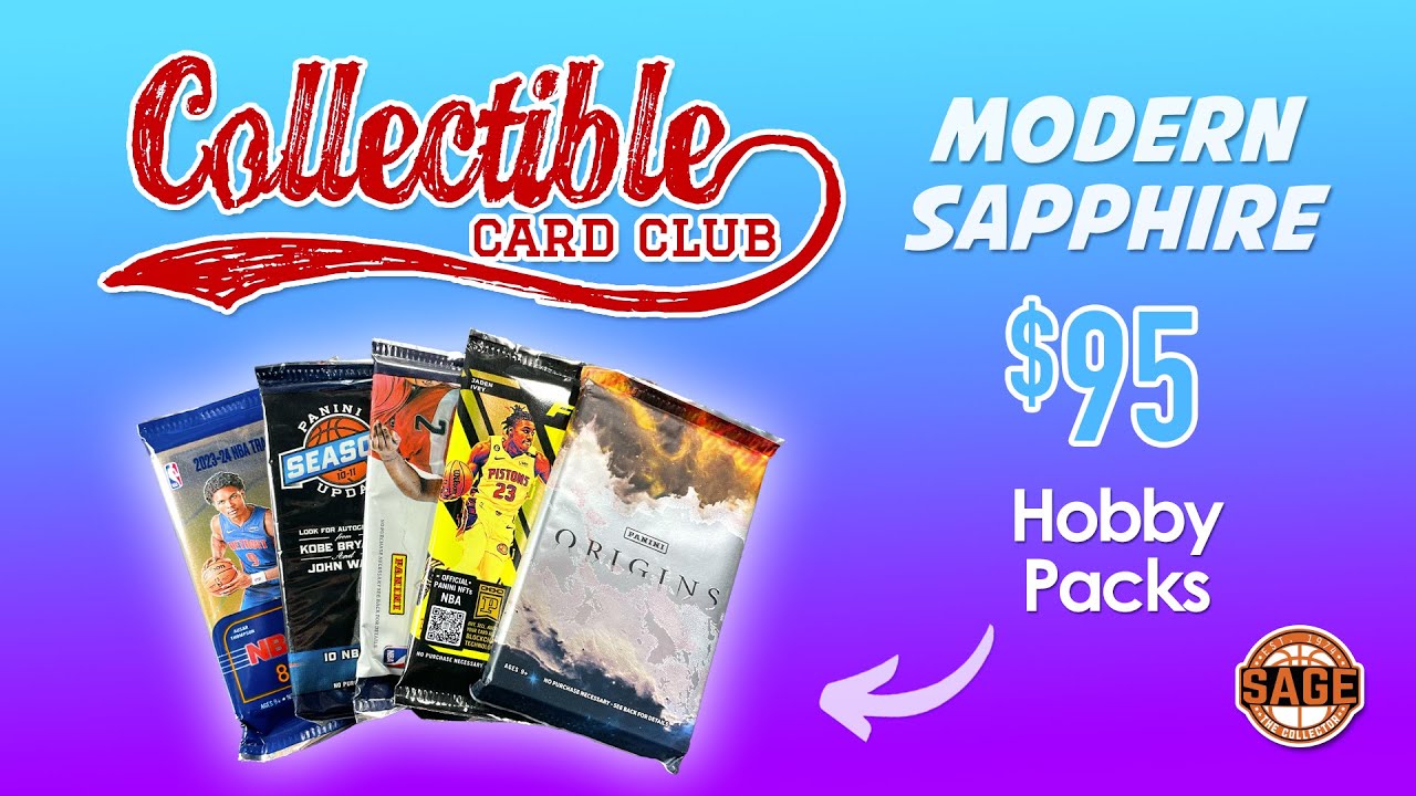 Collectible Card Club Modern Sapphire Basketball Box 🔥 February 2024
