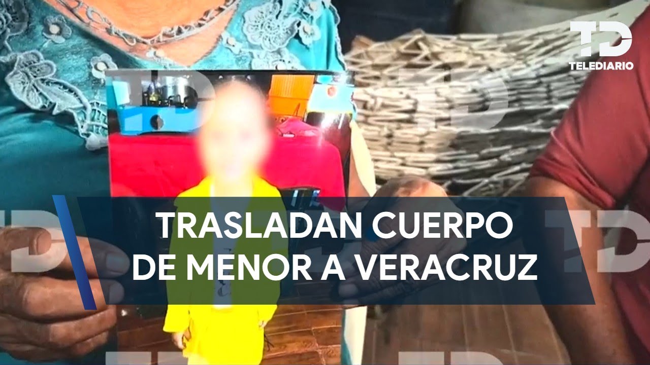 The body of a minor allegedly murdered in Nuevo León by her stepfather is transferred to southern...