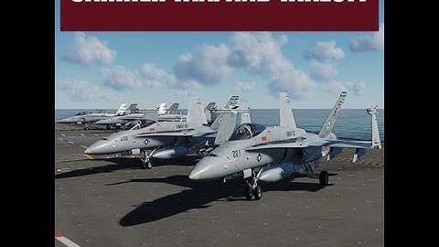 DCS: F/A-18C Hornet Carrier Taxi and Takeoff Training Lesson Recording
