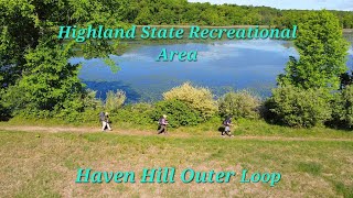 Highland State Recreational Area - Haven Hill Outer Loop.  5/28/2022