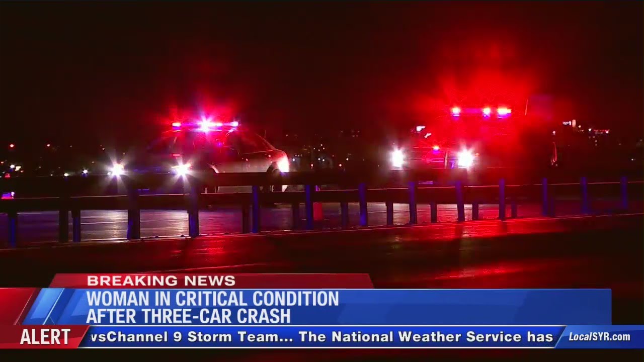 Woman in Critical Condition after Three-Car Crash: 11-15-18 - YouTube