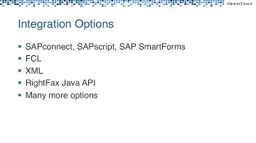 Introduction to the RightFax SAP Integration