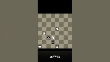 Mate in Two - Daily Chess Puzzle - No. 71 - #chess #puzzle #checkmate #shorts #0_algo_chess