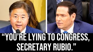 BRUTAL: Rep. Lieu CONFRONT Rubio WITH Footage He CAN'T Explain