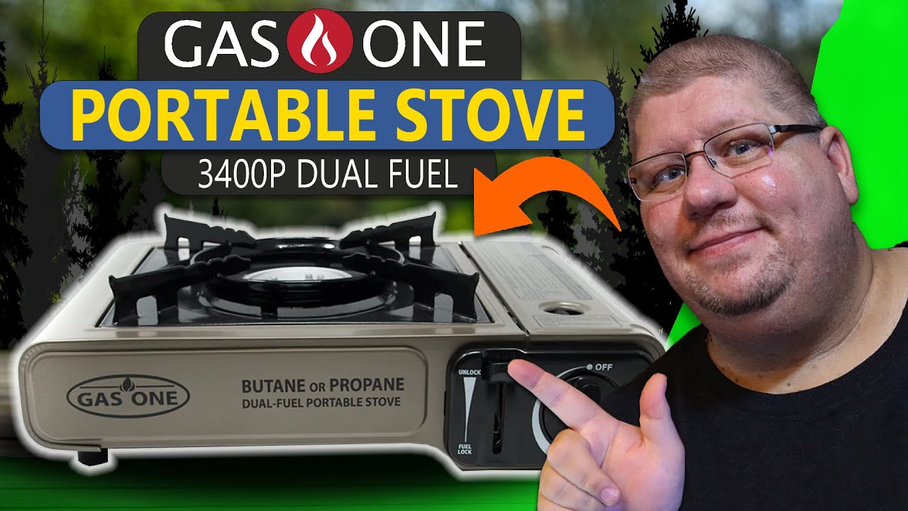 GAS One Propane or Butane Stove GS-3400P Dual Fuel Portable Camping