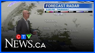 Environment Canada issued a snow squall watch