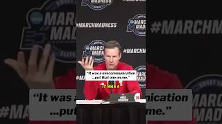 Coach Fred Hoiberg on Nebraska having only 4 players on the court. #marchmadness #ncaatournament
