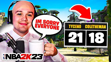 COLETHEMAN’S VIDEO APOLOGY AFTER HILARIOUS RANT WHEN HE LOST VS TYCENO in a NBA 2K23 WAGER