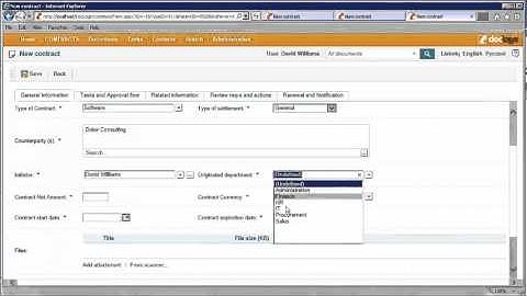 Creating Contract From a Template