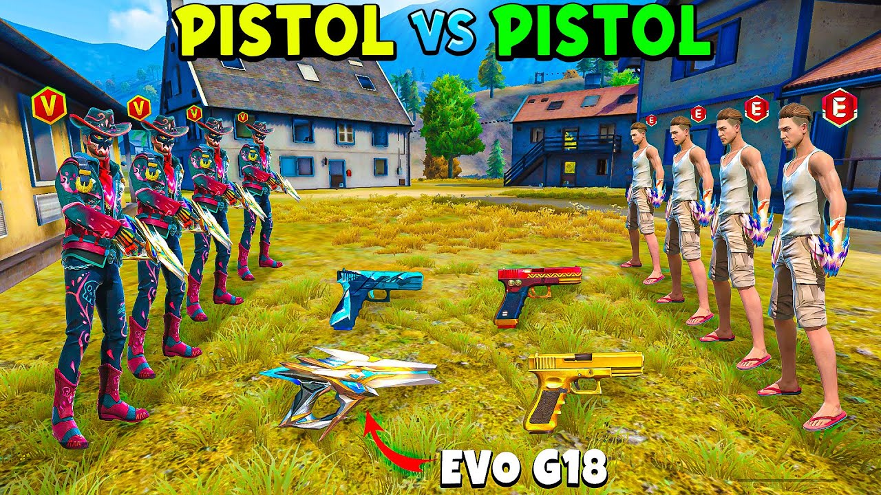 Evo G18 vs Pistol Challenge | Mystery Shop Bundle VS Noob Adam | Collection Verse in Purgatory