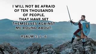 Video thumbnail of "Psalm 3 Song Many are they that rise up against me (Christian Scripture Praise Worship with Lyrics)"