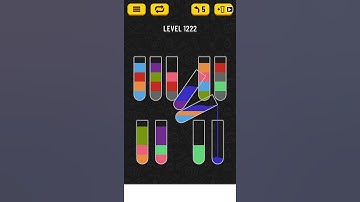 【Water Sort Puzzle】 Level 1222