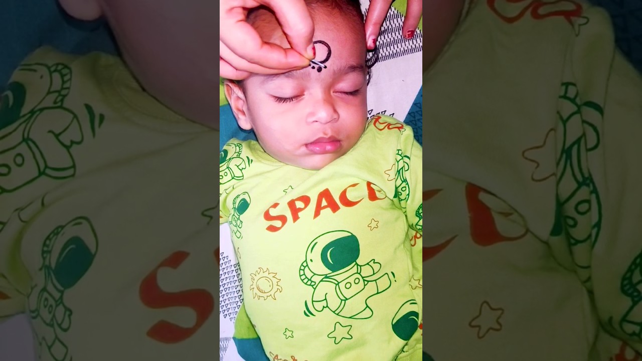 Easy bindi designs for baby boy/girl 