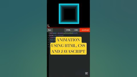 ANIMATION USING HTML, CSS AND JAVASCRIPT. #coding #html5 #programming
