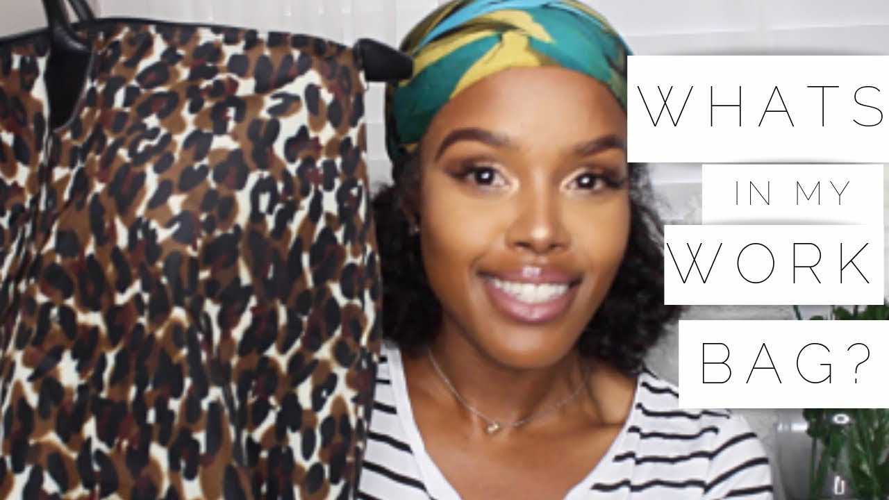 What's in my work bag? (9 am 5 pm) Purse Organization YouTube