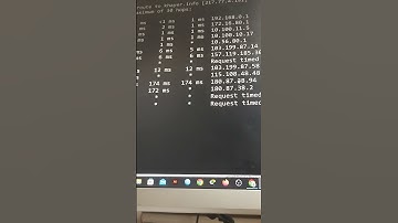 tracert command example
