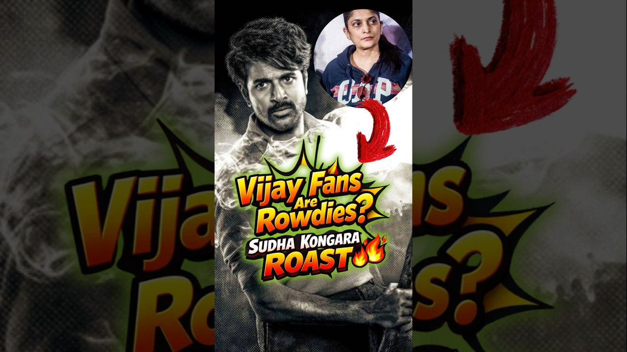 Vijay Fans are ___? Sudha Kongara ROAST 🔥 