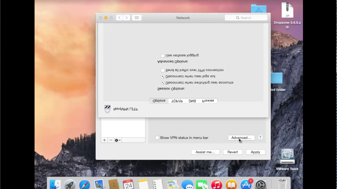 Setup ipsec for mac