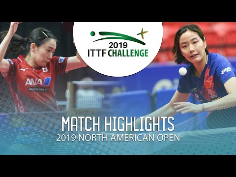 Kasumi Ishikawa vs Zhang Qiang | 2019 ITTF North American Open Highlights (R16)