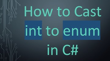 How to Cast int to enum in C#