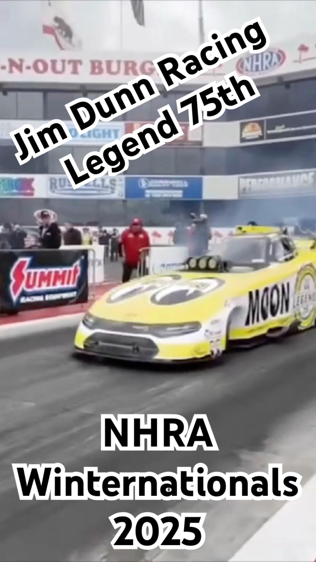 レースまでのステージングライン🏁#NHRA #WINTERNATIONALS #mooneyes