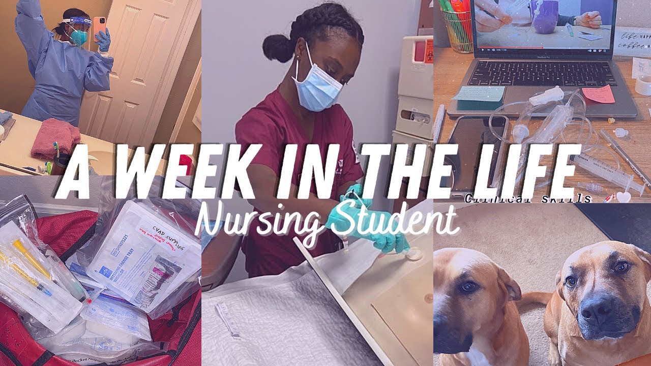 WEEK IN THE LIFE OF A NURSING STUDENT - YouTube