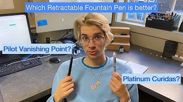 Platinum Curidas vs Pilot Vanishing Point [Retractable Fountain Pen Review]