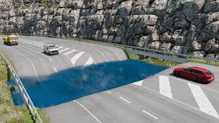 Cars vs Deep Water - BeamNG.Drive