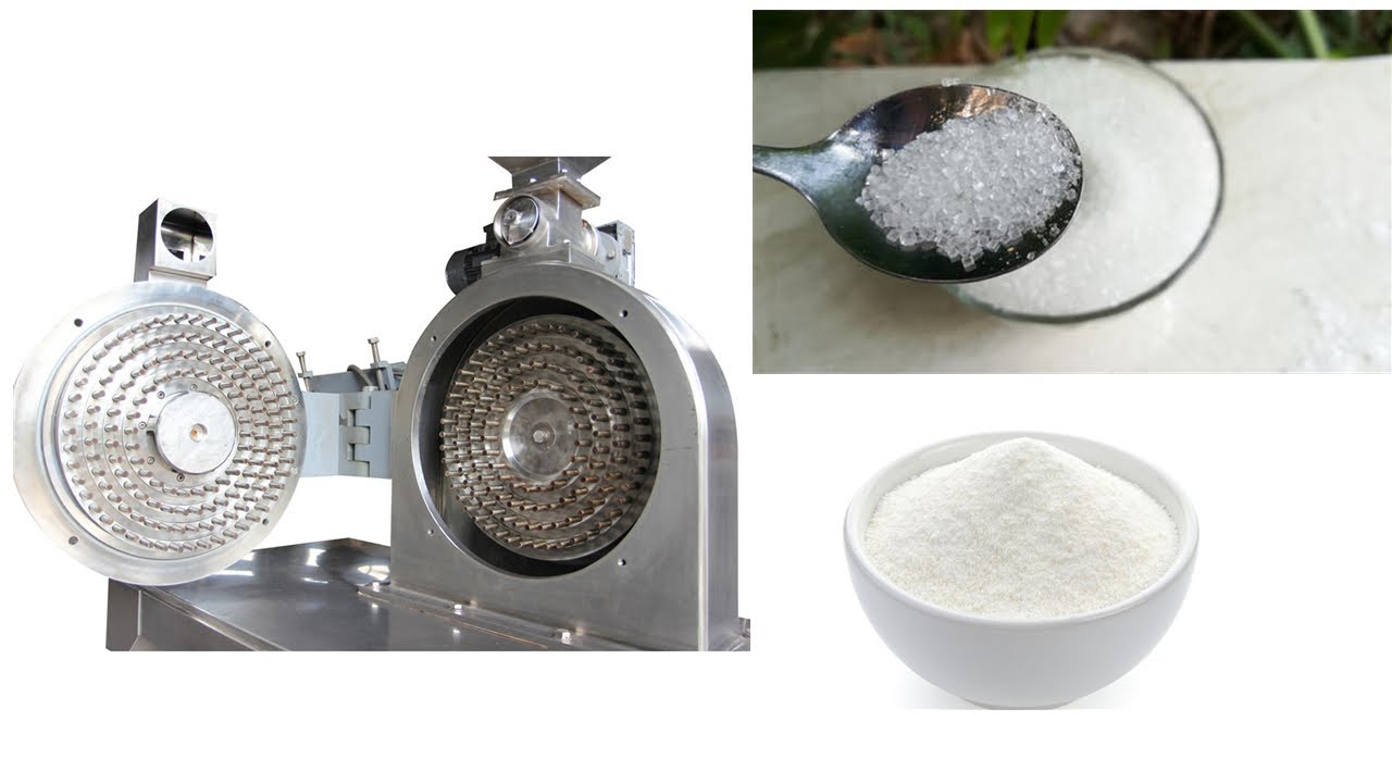 Icing Sugar Pin Mill Grinding Machine SS304 With Conveying System