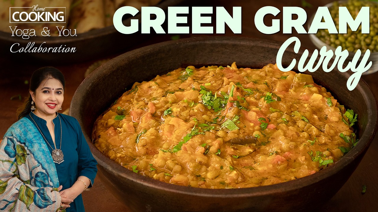 Карри из маша для йогического образа жизни | Легкий и питательный рецепт из зеленого горошка