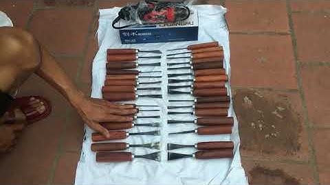 Đục chạm khắc gỗ. Bộ đục 30 cây đục của làng nghề Bắc ninh được mài sắc bén. Lh:0843.383.988.