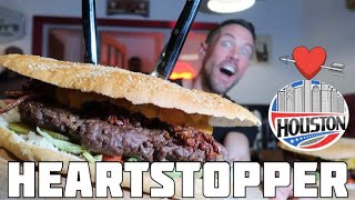 ENGLAND FOOD CHALLENGE @JoelHansen  | Nearly UNDEFEATED | Biggest Burger | Man V Food | NEW RECORD