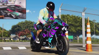 Kawasaki ninja H2 Rebuild Engine with all maxedout parts and a stunning paint wrap! gameplay