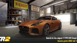 [CSR2] Jaguar F-TYPE SVR Coupe shift and tune for 8.67x