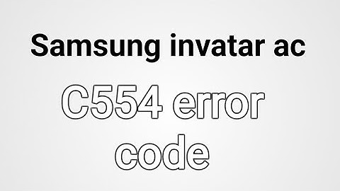 Samsung invatar ac C554 error code C554 error code #shekhabidsir #c554errorcode
