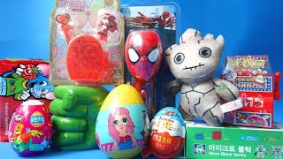 장난감들 개봉, 리틀 페어리루, 줄넘기하는 토끼, 어벤져스 장난감들, 로보트 조립,  종이 과자, 캔디 디스펜서 screenshot 4