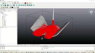 FreeCAD + LIGGGHTS DEM simple chute example