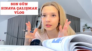 Sınava Bir Gün Kala Vlog Ecrin Su Çoban