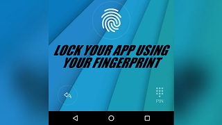 How to lock apps using your fingerprint or signature (FINGERPRINT SCANNER NEEDED) screenshot 5